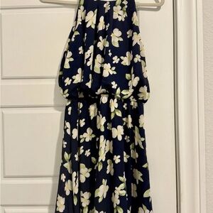 New DNA Couture Women’s Medium Navy Floral Dress